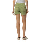 Back view of Kut from the Kloth Ashton High Rise Short in Celery
