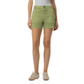 Front view of Kut from the Kloth Ashton High Rise Short in Celery