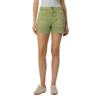 Front view of Kut from the Kloth Ashton High Rise Short in Celery