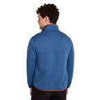 Back view of the L.L.Bean Men’s Airlight Knit Pullover in Deep Blue