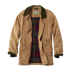 L.L. Bean Men’s Original Field Coat, Cotton-Lined in Saddle shown in a flat-lay view
