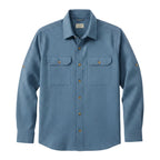L.L.Bean No Fly Zone Explorer Shirt Plaid Flat Lay – Storm Blue