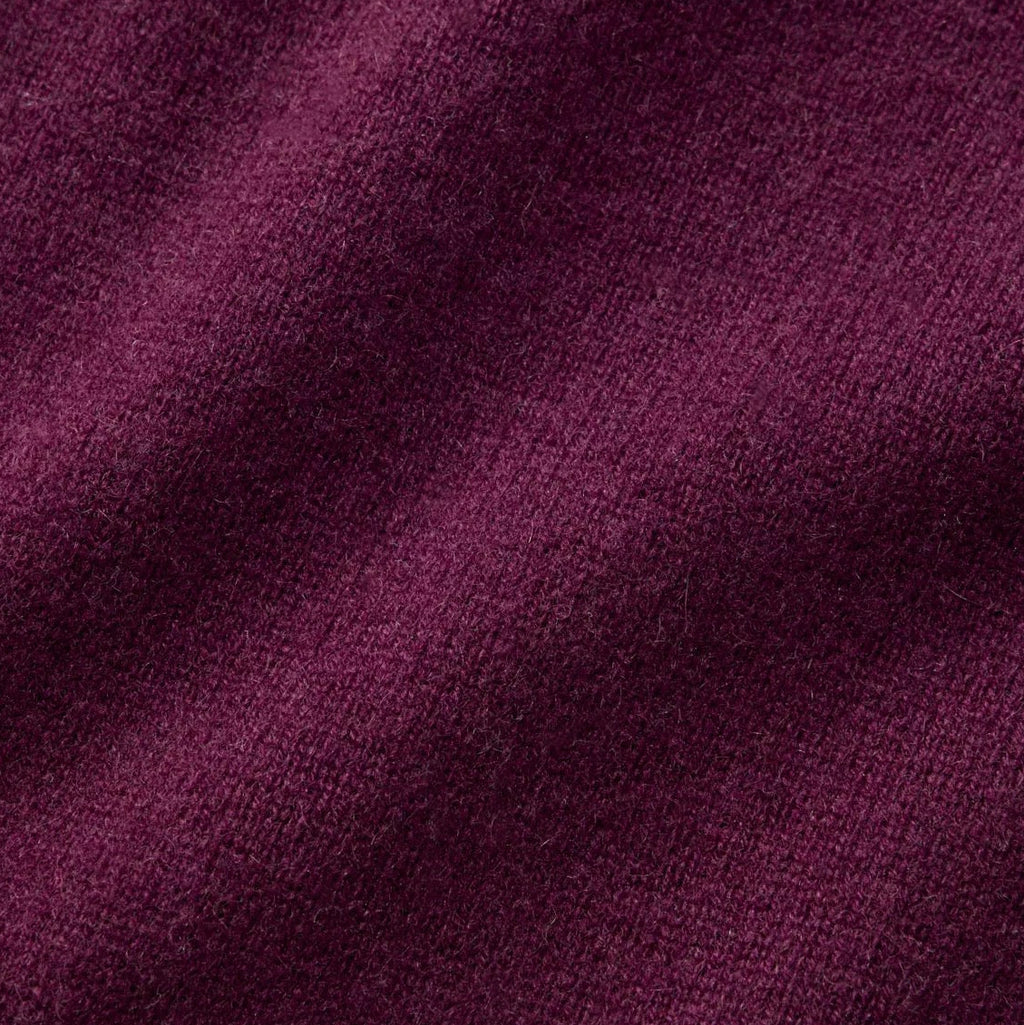 L.L.Bean Women's Classic Cashmere Crewneck Sweater in Fig, cashmere knit