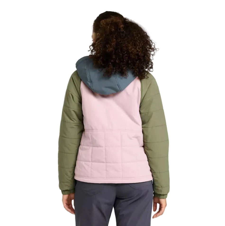 Back view of the L.L.Bean Women’s Essential Merino Wool Cardigan in Midnight Black