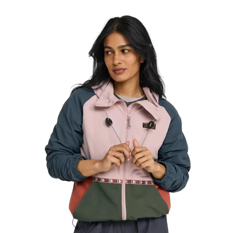 Front view of the L.L.Bean Women’s Mountain Classic Jacket in Antique Lilac and Thyme
