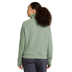 Back view of the L.L.Bean Women’s Ridgeknit Half-Zip Pullover in Faded Sage