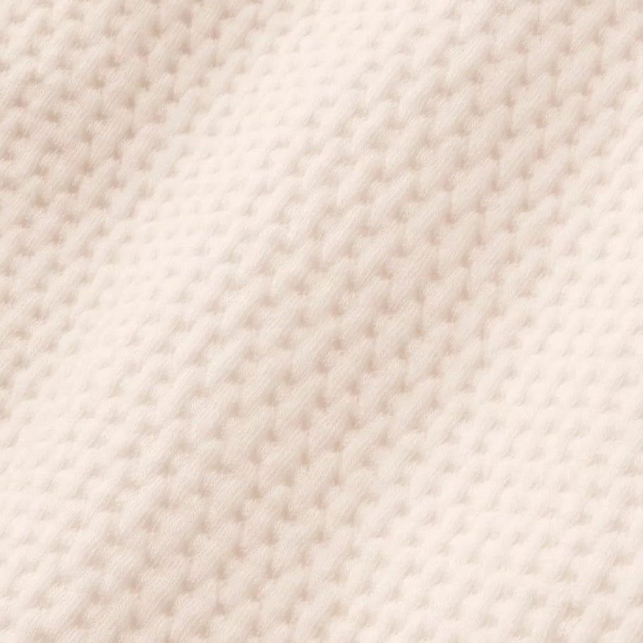 Close-up of the textured fabric on the L.L.Bean Women’s Ridgeknit Pullover in Sailcloth