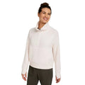 Front view of the L.L.Bean Women’s Ridgeknit Half-Zip Pullover in Sailcloth
