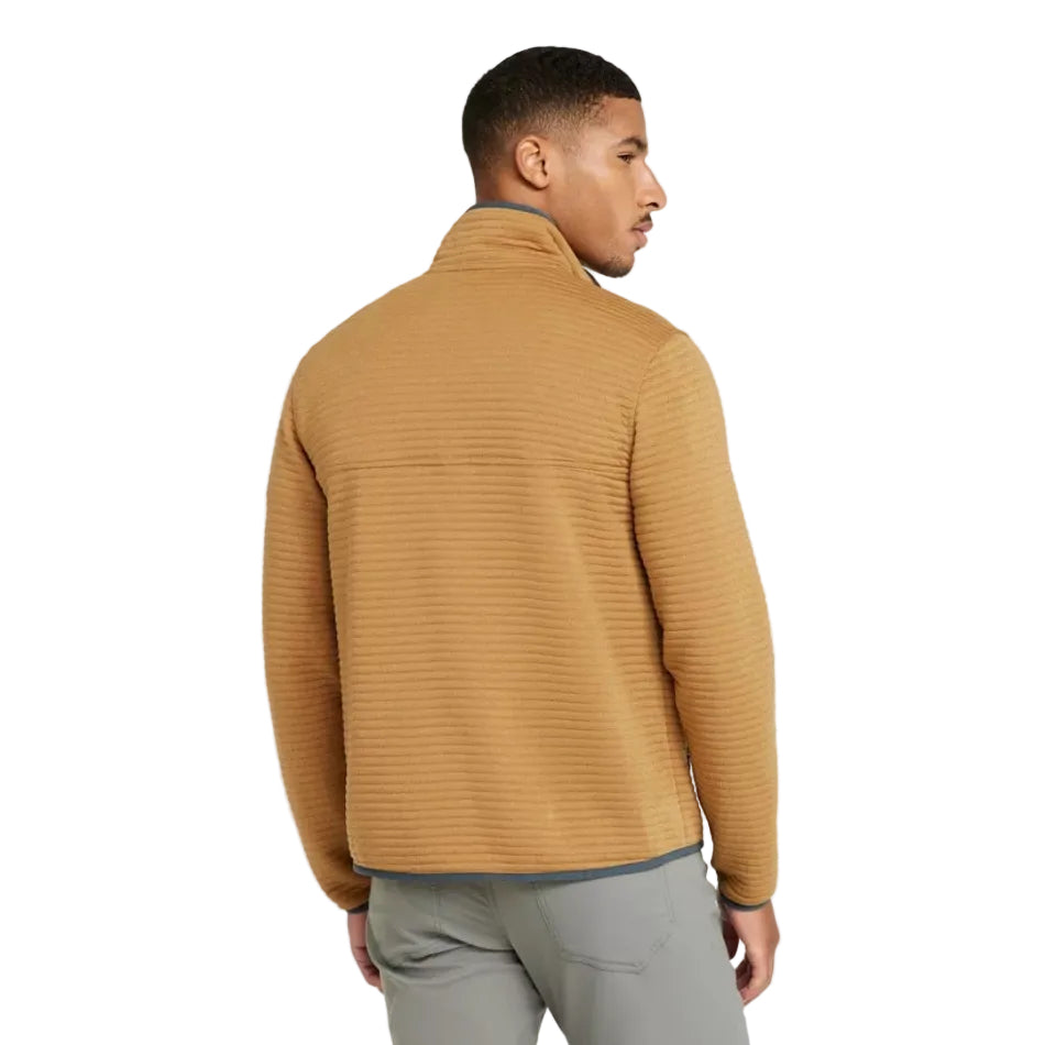 L.L.Bean Airlight Knit Pullover in Warm Gold back view