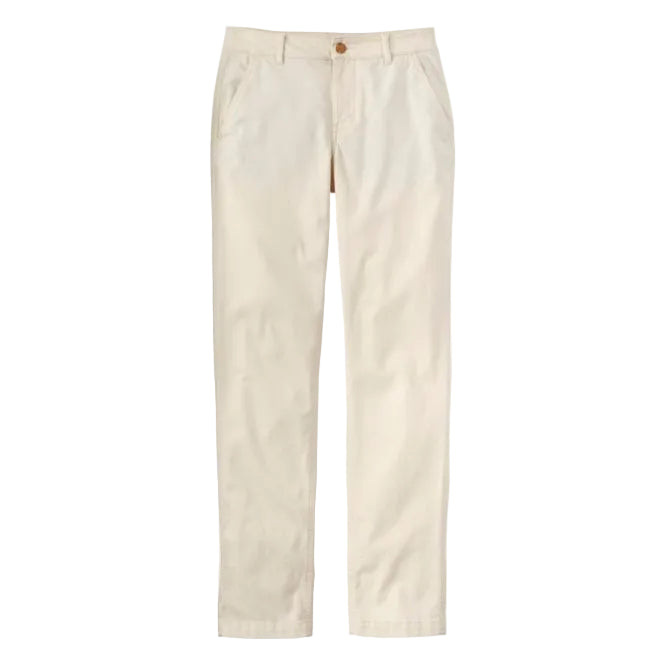 L.L.Bean Comfort Stretch Mid-Rise Straight-Leg Chino in Heritage Stone front view