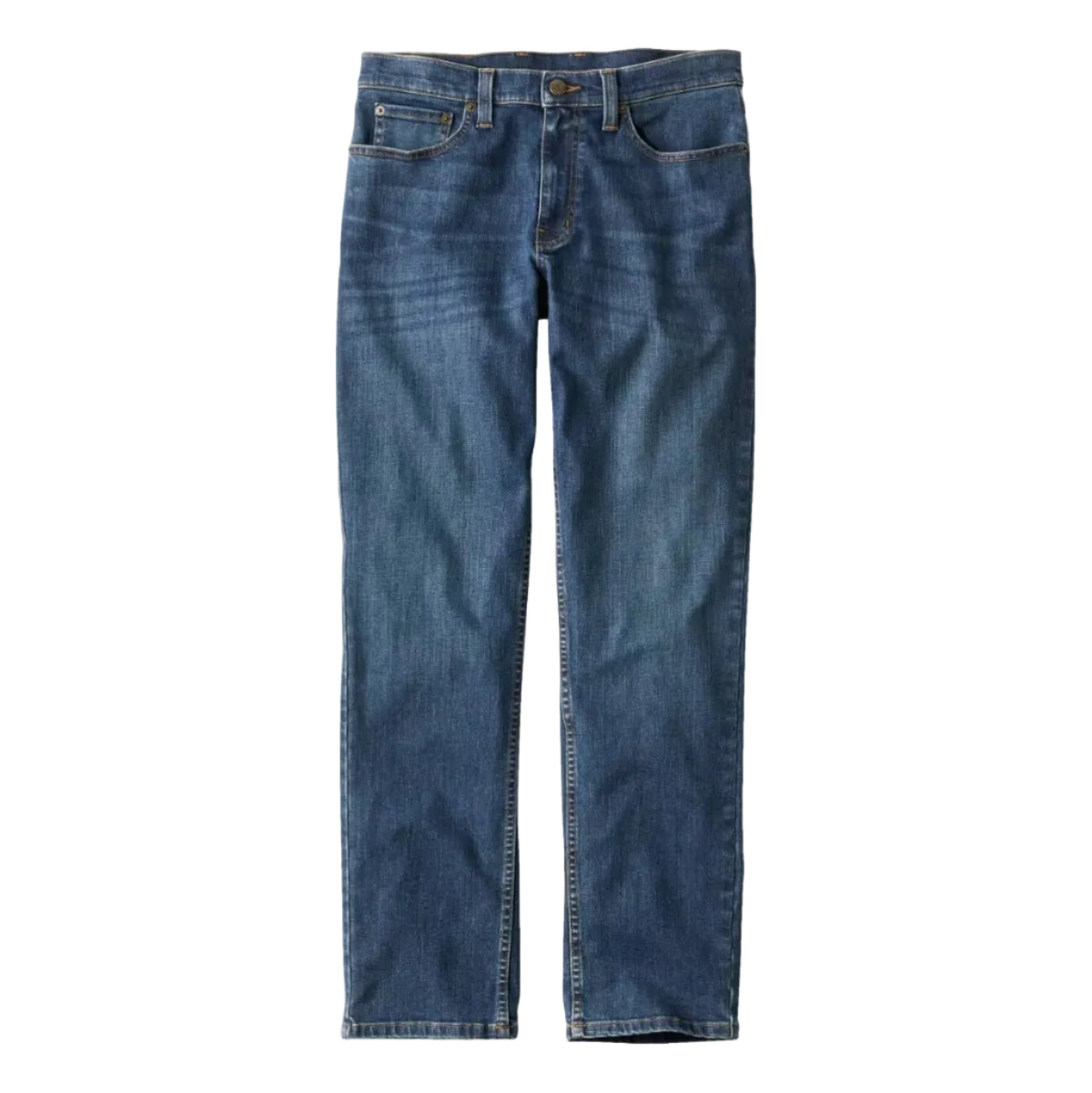 L.L.Bean Men's BeanFlex Jeans in Dark Vintage flat lay