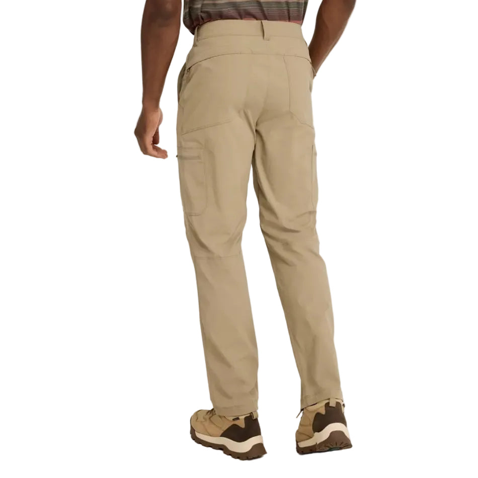 L.L.Bean men’s Cresta Pants Standard Fit in Dark Driftwood back view