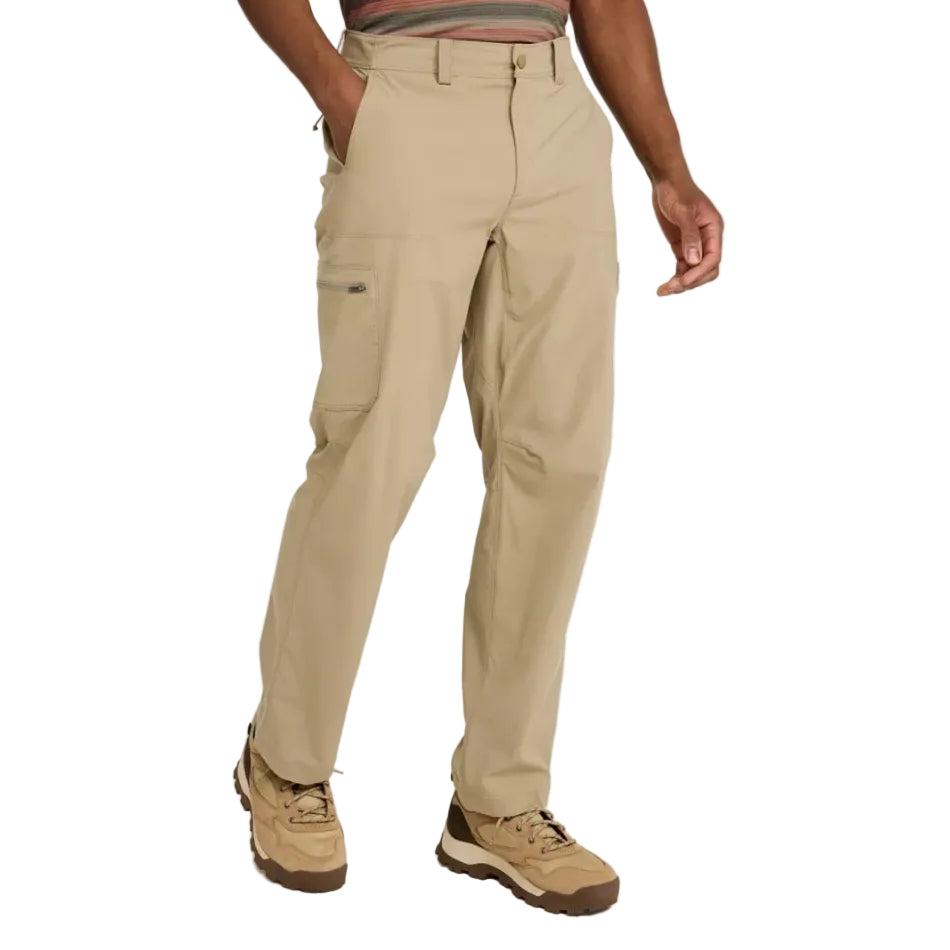 L.L.Bean men’s Cresta Pants Standard Fit in Dark Driftwood front half view