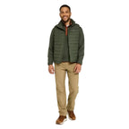 L.L.Bean men’s Cresta Pants Standard Fit in Dark Driftwood front view