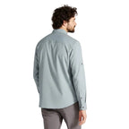 Back view of men’s L.L.Bean No Fly Zone long-sleeve shirt in Slate