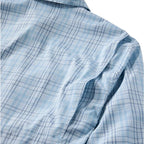 Detail view of lightweight woven performance fabric on L.L.Bean Tropicwear shirt