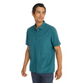 Men’s L.L.Bean Ultralight Venture short-sleeve shirt in Shade Teal with lightweight breathable performance fabric