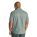 L.L.Bean Ultralight Venture short-sleeve print shirt in Faded Sage back view