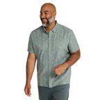 L.L.Bean Ultralight Venture short-sleeve print shirt in Faded Sage side view