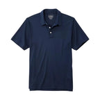 Men's LL Bean Comfort Stretch Performance Polo in Classic Navy front view