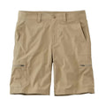 Men's LL Bean Cresta Short 10 inch in Dark Driftwood front view flat lay