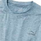 Close-up of knit fabric texture on the LL Bean Insect Shield Pro Knit Crew