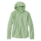 L.L.Bean Women's Insect Shield Field Hoodie in Lichen front view