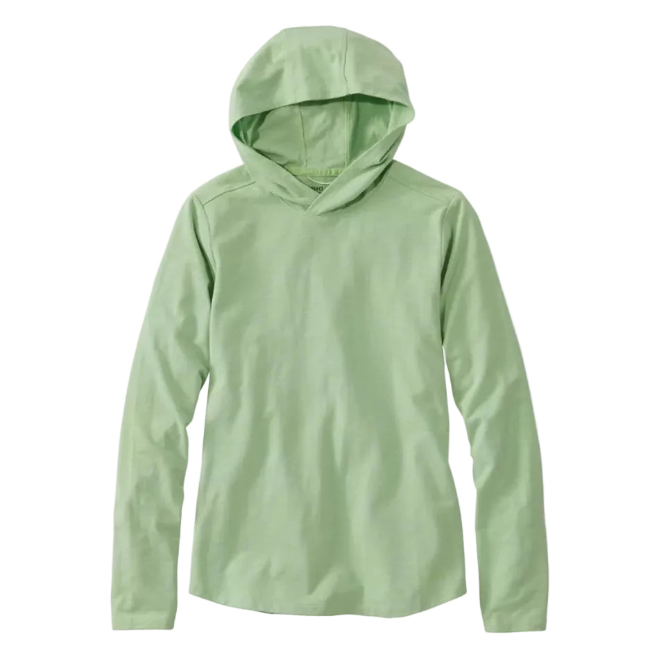 L.L.Bean Women's Insect Shield Field Hoodie in Lichen front view