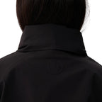 Lolë Alizé Short Trench Coat in black back collar view