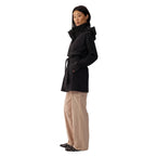Lolë Alizé Short Trench Coat in black side view