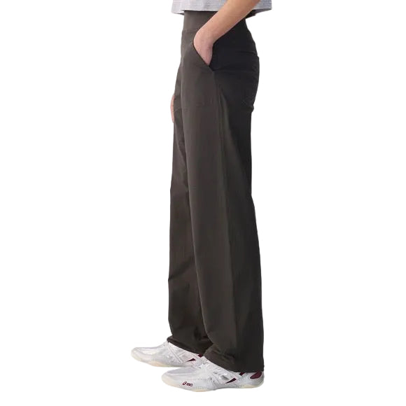 Lolë Momentum Tech Trousers in Olive side view