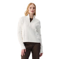 Lolë Women’s Camila 1/2 Zip Sweater in Birch front view