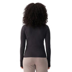 Lolë Women’s Celeste Turtleneck in Black back view
