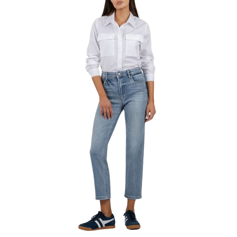 Kut Women's Elizabeth High Rise Crop