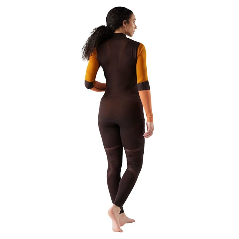 Smartwool Women’s Intraknit Thermal Merino Base Layer Colorblock 1/4 Zip