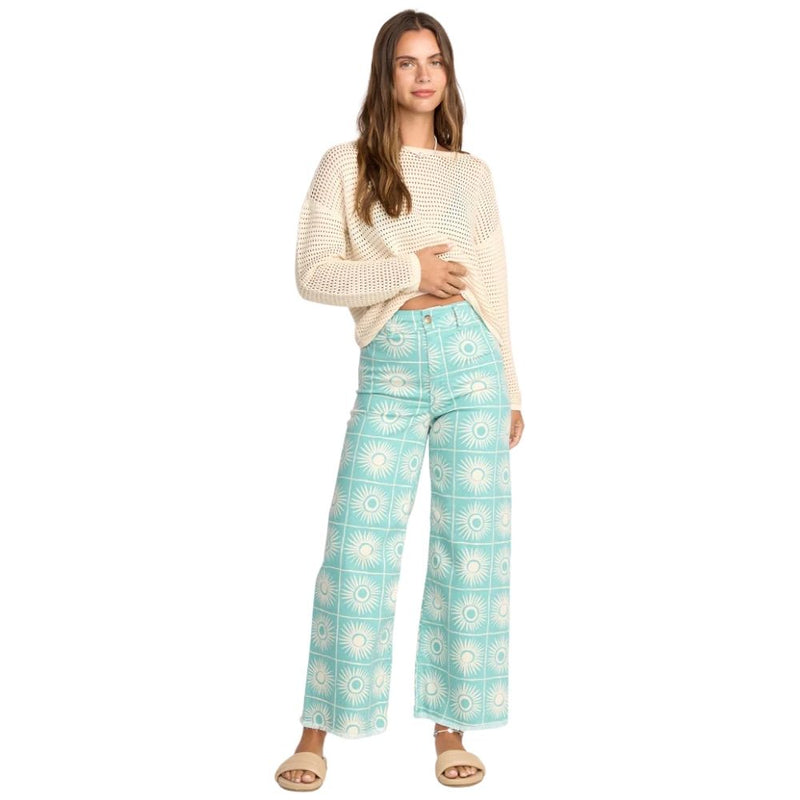 Billabong Women's Free Fall Printed Twill Pants