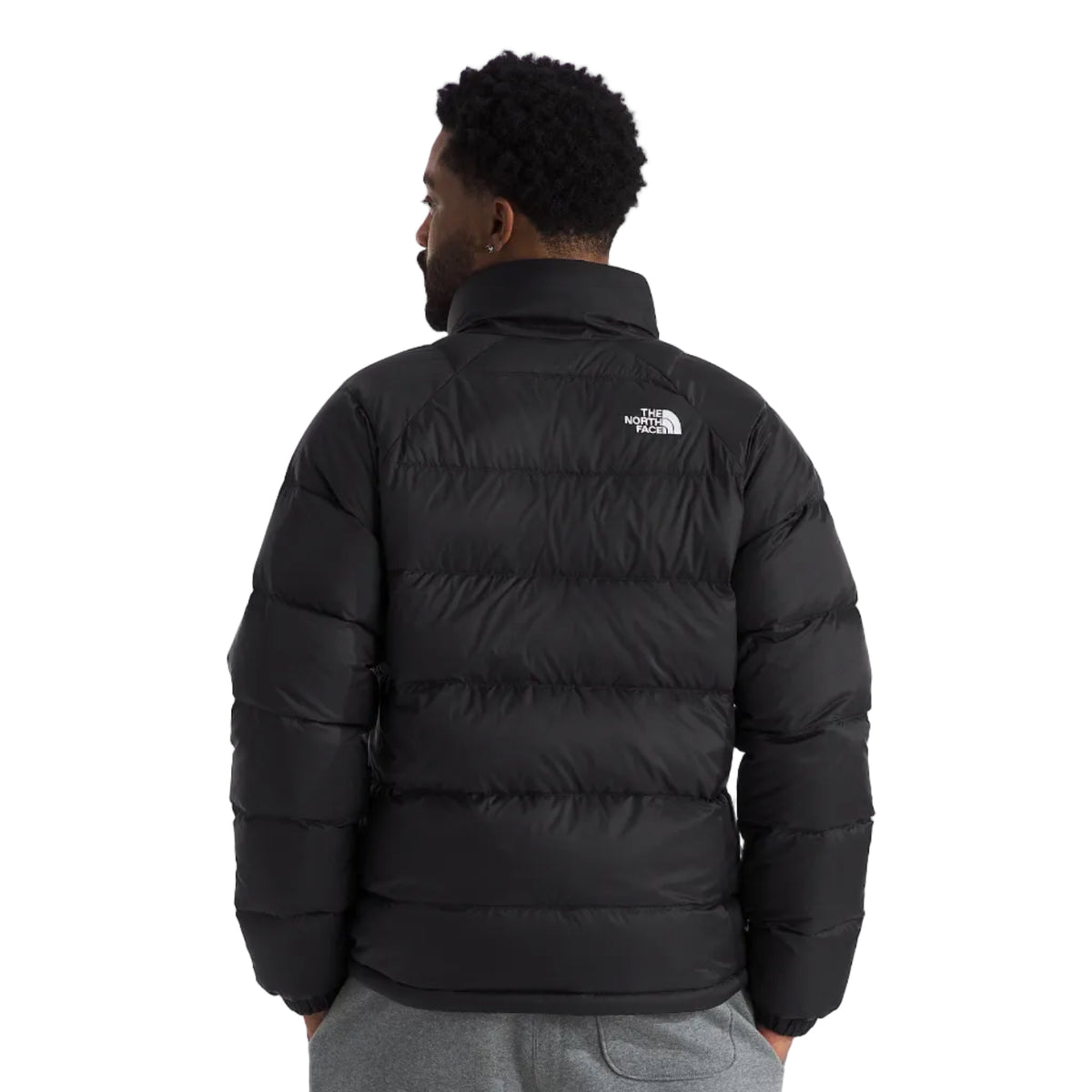 Men's Hydrenalite Down Jacket in Black back view