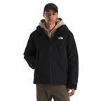 Men's MTN Range Down Hooded Jacket in TNF Black/TNF Black front view