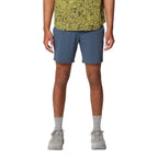 Mountain Hardwear men’s Dynama Short in Moon Blue front view