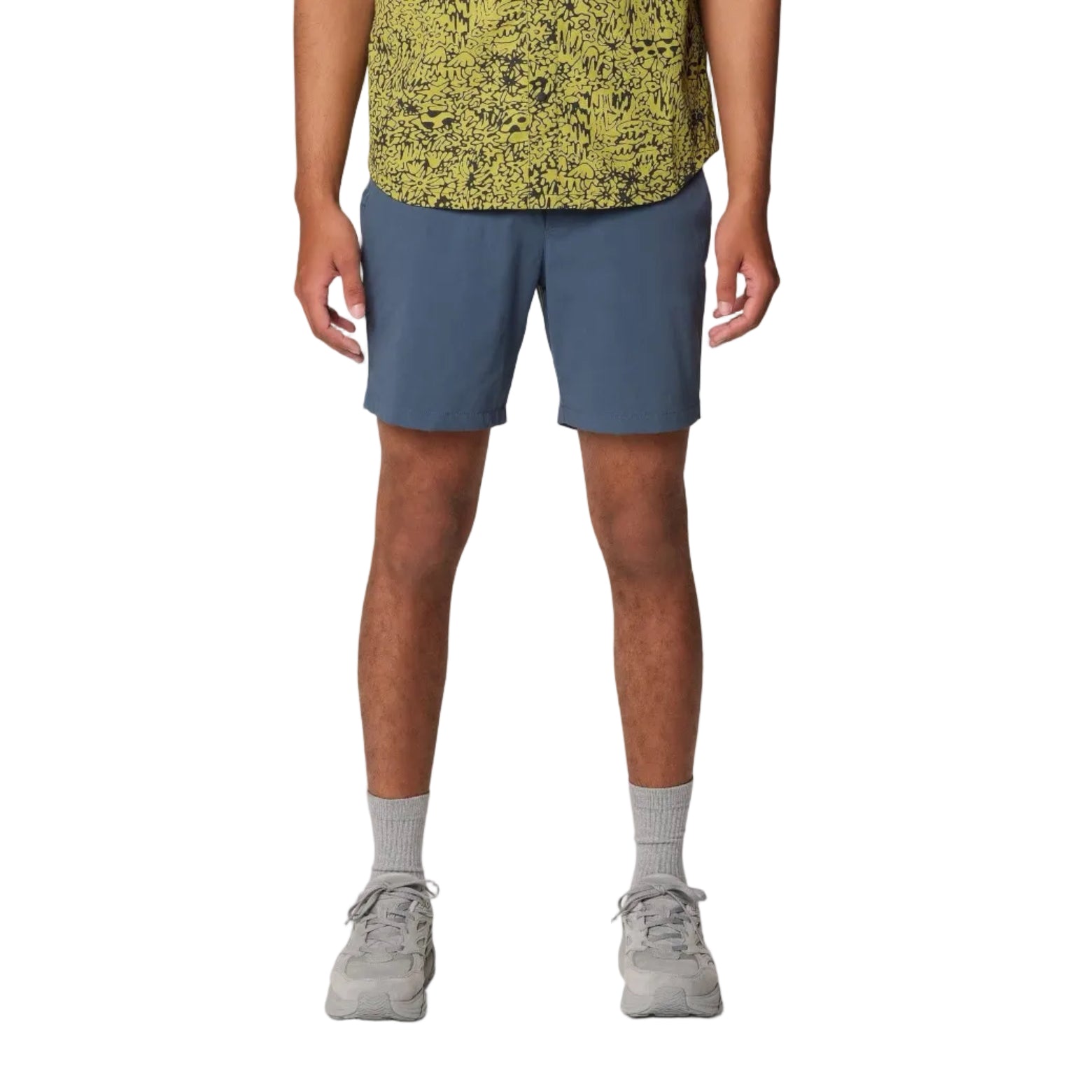 Mountain Hardwear men’s Dynama Short in Moon Blue front view