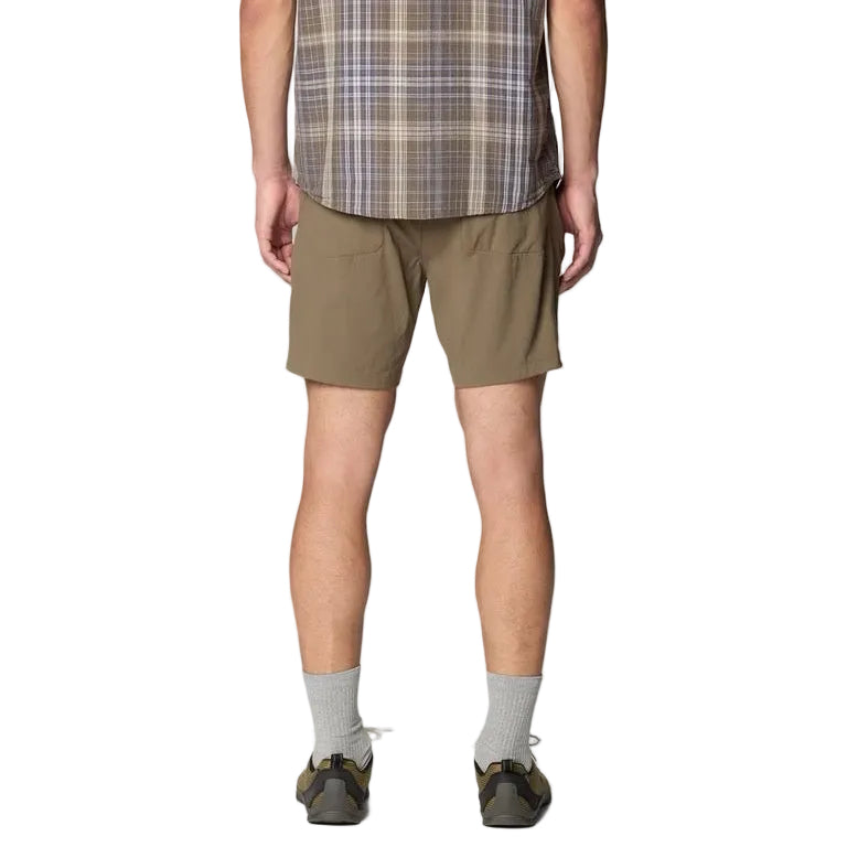 Mountain Hardwear men’s Dynama Short in Tierra back view