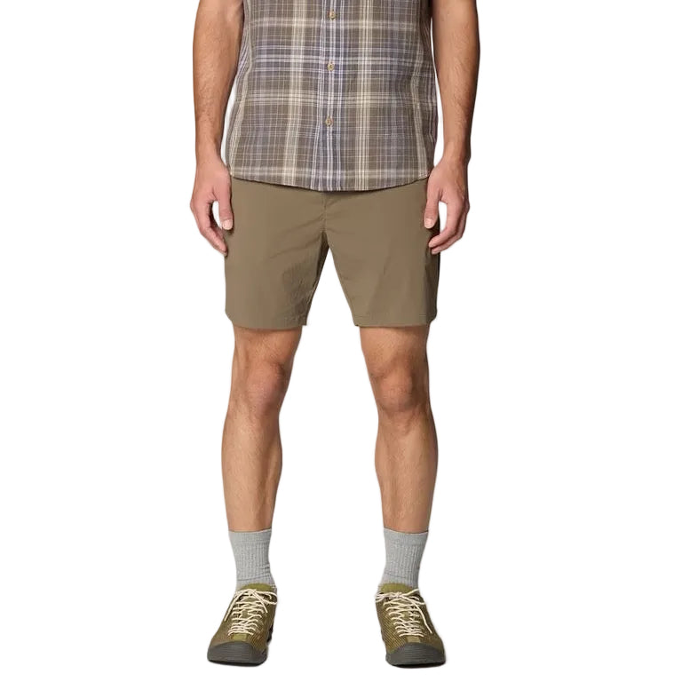 Mountain Hardwear men’s Dynama Short in Tierra front view