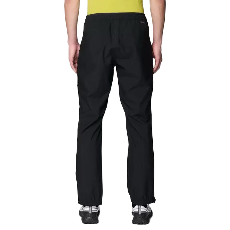 Mountain Hardwear men’s Stretch Ozonic Rain Pant in Black back view