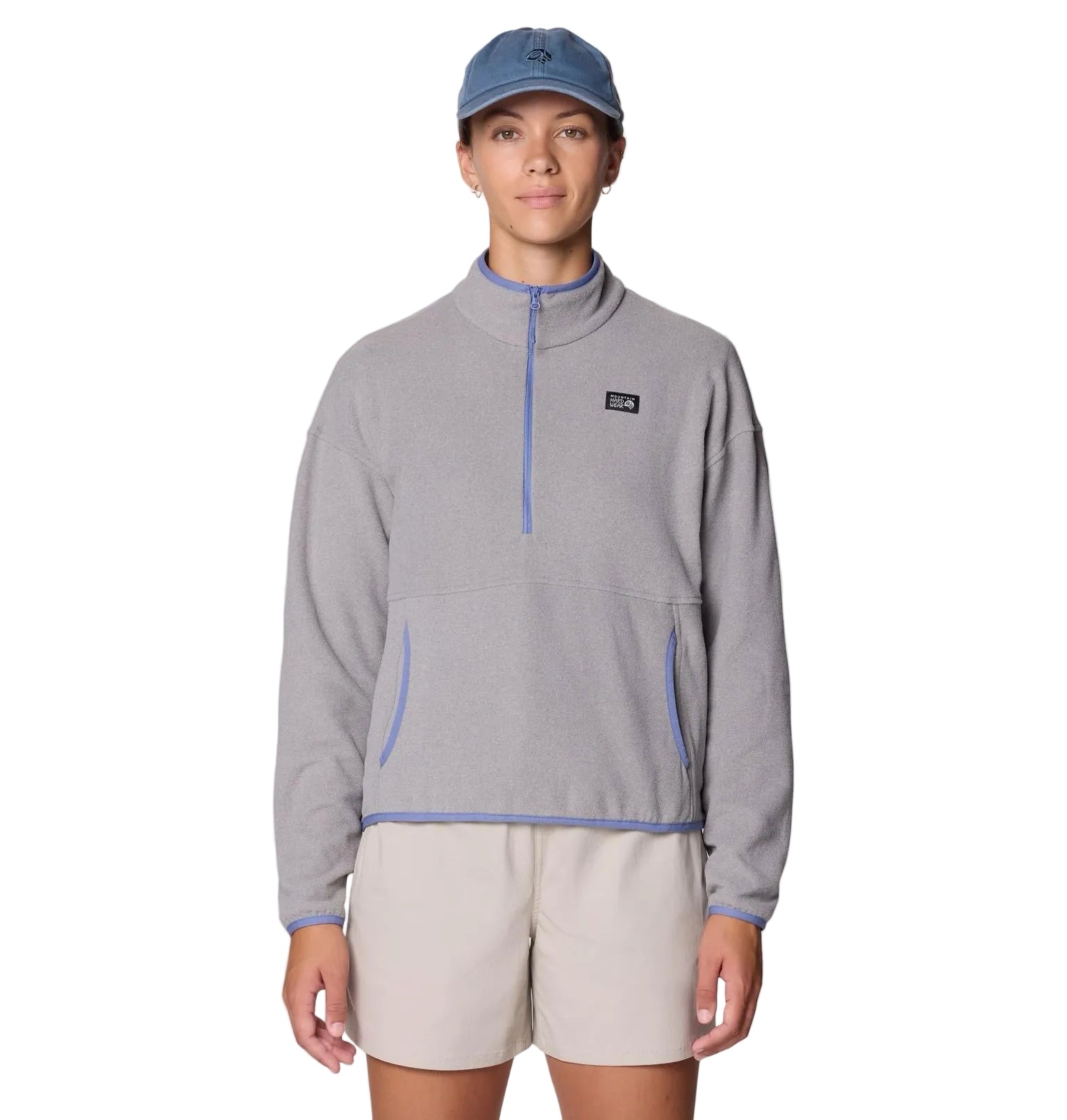 Mountain Hardwear Microchill Half Zip Pullover in Approaching Storm