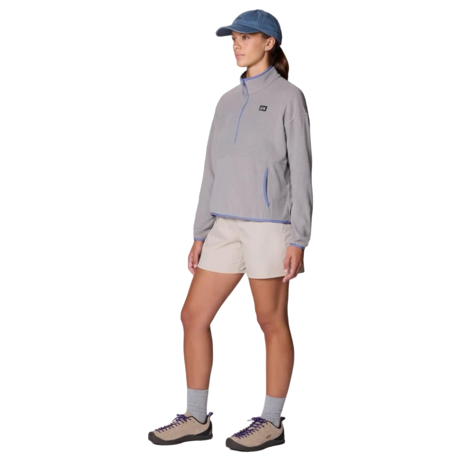 Mountain Hardwear Microchill Half Zip Pullover fleece pullover in Approaching Storm