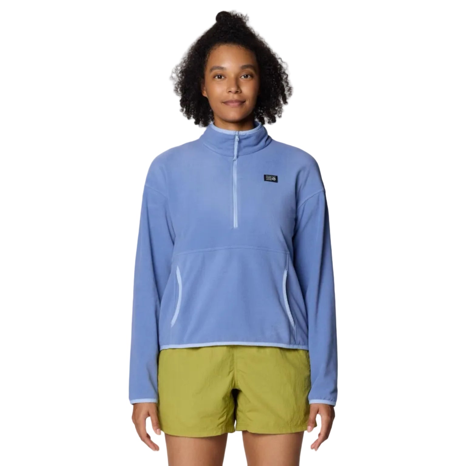 Mountain Hardwear Microchill Half Zip Pullover in Best Coast Blue