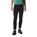 Mountain Hardwear Women's Dynama High Rise Ankle Pant in Black front view