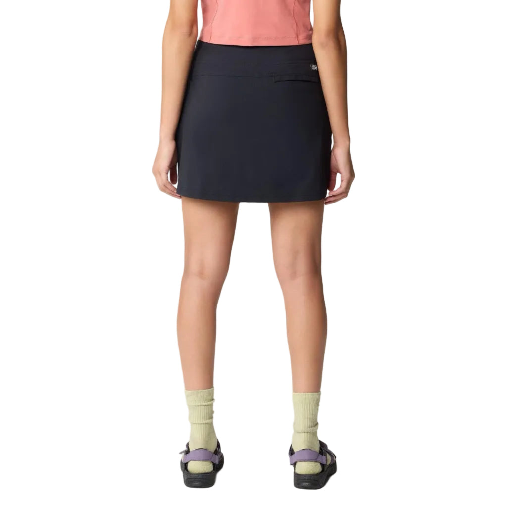 Mountain Hardwear women’s Dynama Skort in Black back view