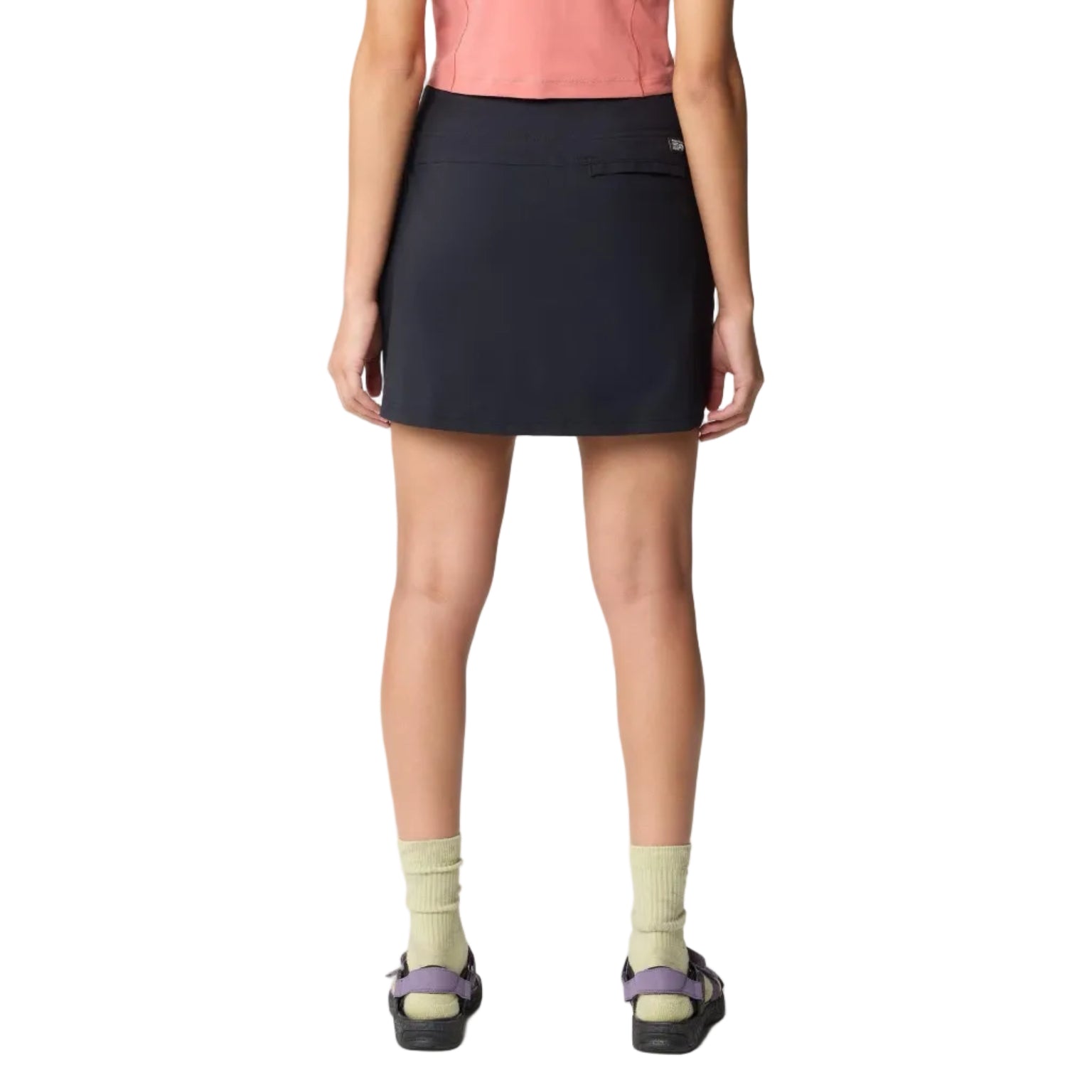 Mountain Hardwear women’s Dynama Skort in Black back view