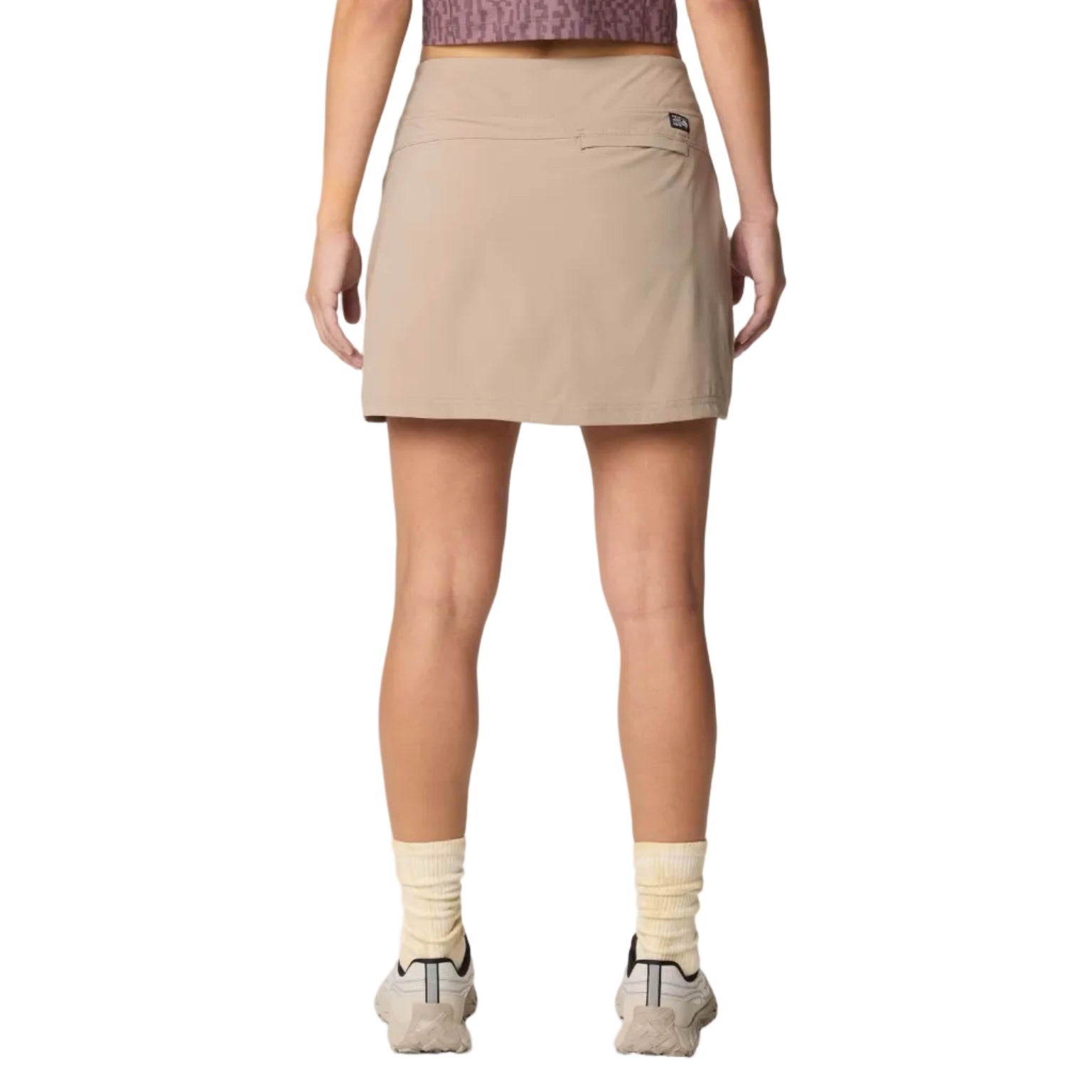 Mountain Hardwear women’s Dynama Skort in Khaki back view